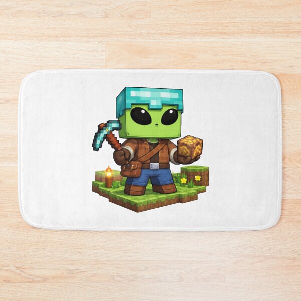 Item preview, Cute Block Miner | Gaming Character designed and sold by fedetrev.