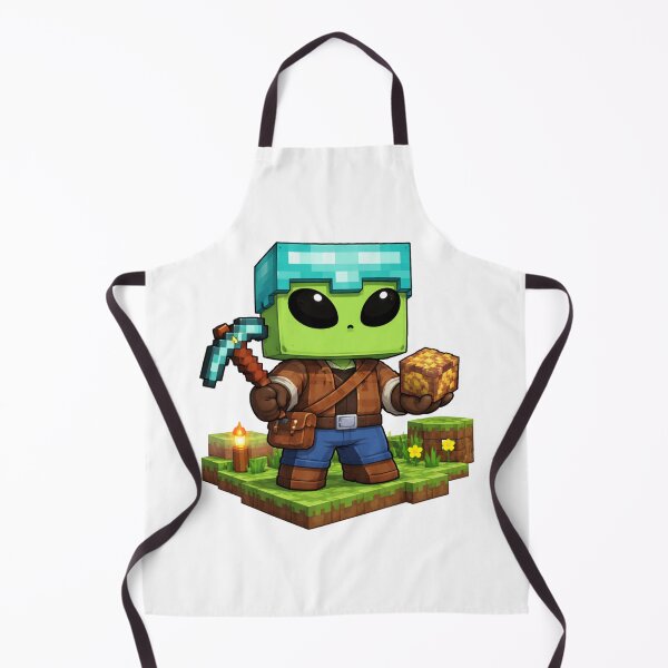 Item preview, Cute Block Miner | Gaming Character designed and sold by fedetrev.