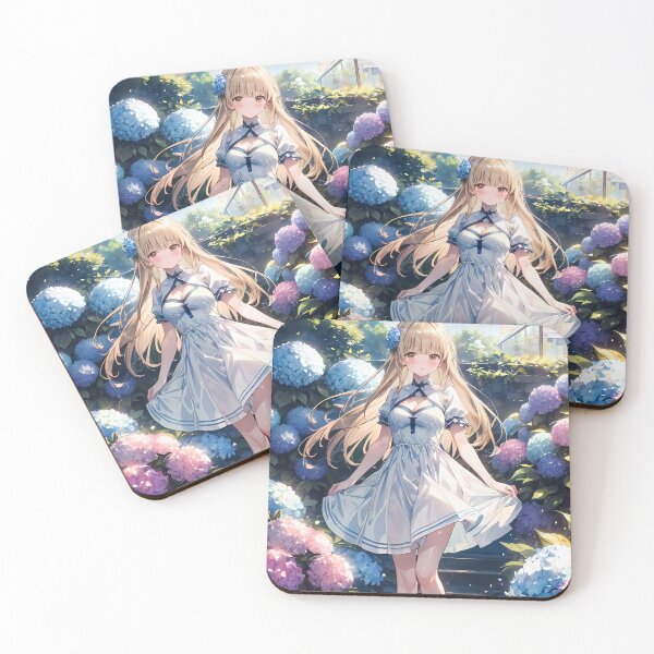 Item preview, Mahiru Shiina Angel Next Door Hydrangea Garden Dream designed and sold by riadjamai.