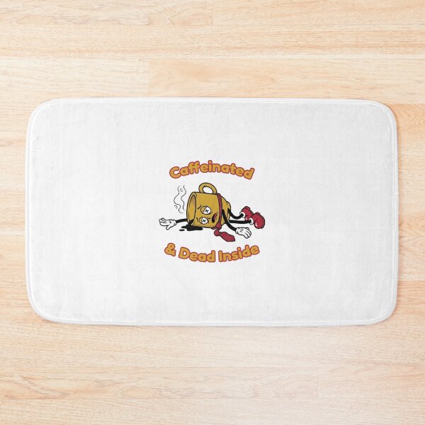 Item preview, Burnt Out Coffee Cup – Funny Overworked Coffee Lover Cartoon Design designed and sold by KAYJAY DESIGNS.