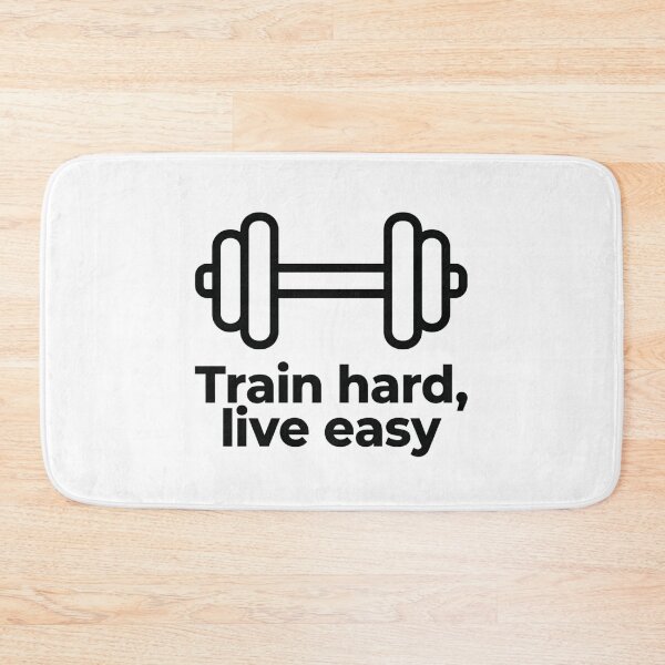 Item preview, Train Hard Bold Gym Motivation for Strength Training & Fitness designed and sold by Urben Loop.