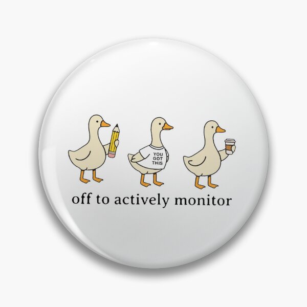 Item preview, Off To Actively Monitor Goose designed and sold by MutzelArts.
