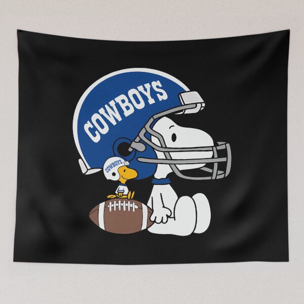 Item preview, Snoopy And Woodstock Dallas Cowboys designed and sold by Morphologiona.