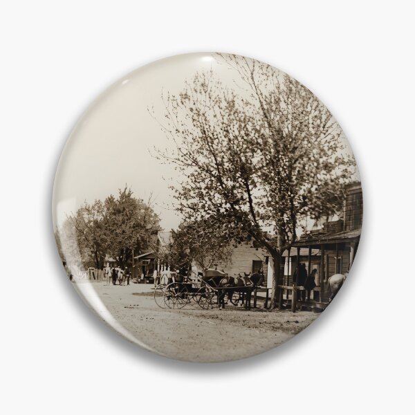 Item preview, Pozo California 1870s Saloon Street Historic Western Scene designed and sold by TheSoulOfArt.