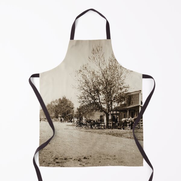 Item preview, Pozo California 1870s Saloon Street Historic Western Scene designed and sold by TheSoulOfArt.