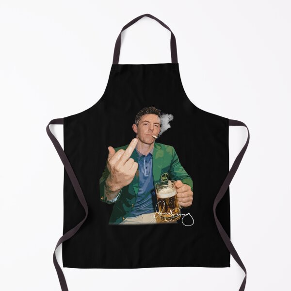 Item preview, Rory McIlroy smoking drink beer and middle finger photo designed and sold by AtanacioBridget.