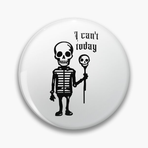 Item preview, Funny Chronic Illness Shirt I Can’t Today Skeleton Spoonie Humor Chronic Illness Humor Invisible Illness designed and sold by RealLifeMerchies.