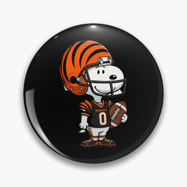 Item preview, Snoopy Holding Football Cincinnati Jersey designed and sold by Morphologiona.