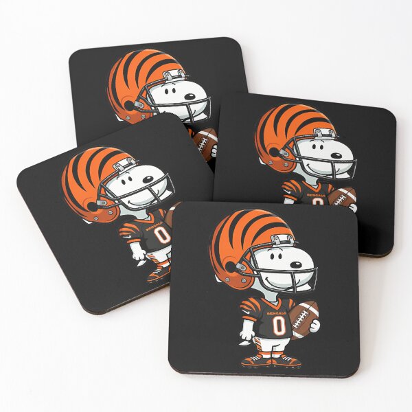 Item preview, Snoopy Holding Football Cincinnati Jersey designed and sold by Morphologiona.