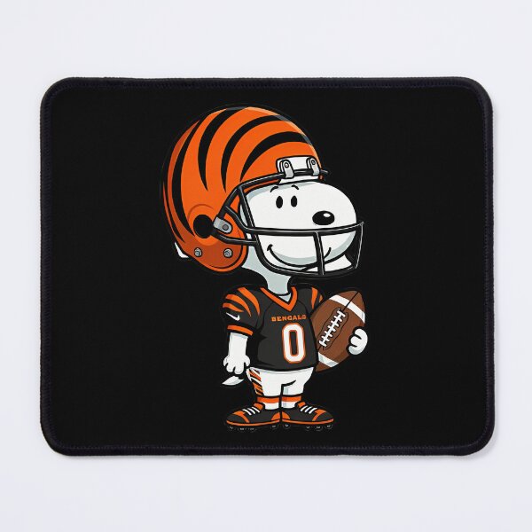 Item preview, Snoopy Holding Football Cincinnati Jersey designed and sold by Morphologiona.