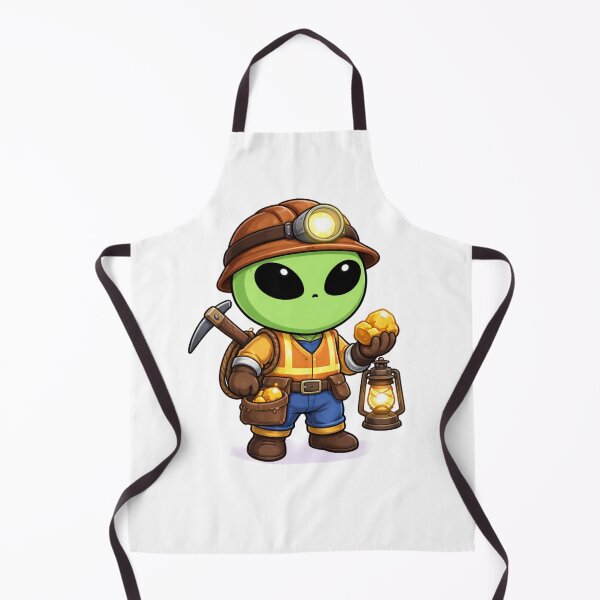 Item preview, Alien Miner Chibi | Gold Space Character designed and sold by fedetrev.