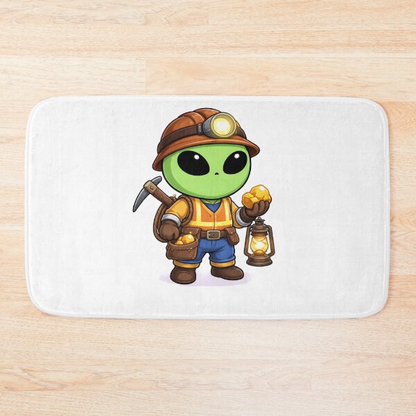 Item preview, Alien Miner Chibi | Gold Space Character designed and sold by fedetrev.