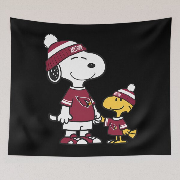 Item preview, Snoopy And Woodstock Arizona football designed and sold by Morphologiona.
