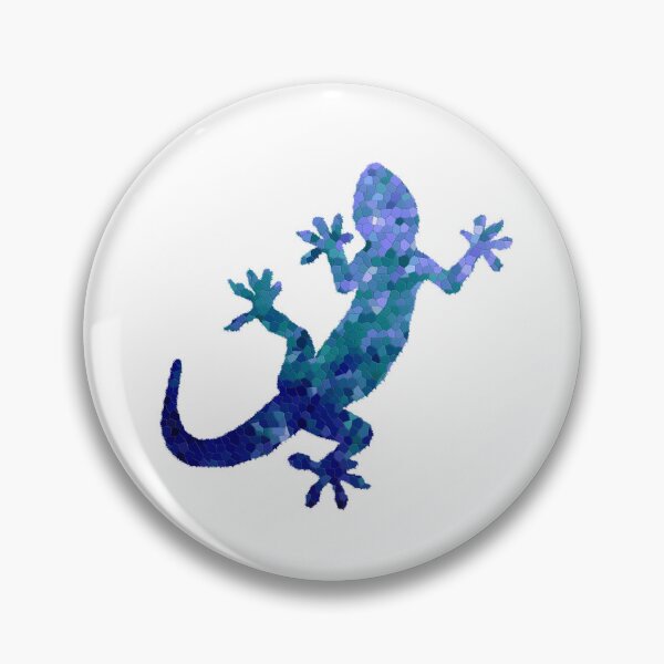 Item preview, Blue mosaic lizard designed and sold by bravoalpha.