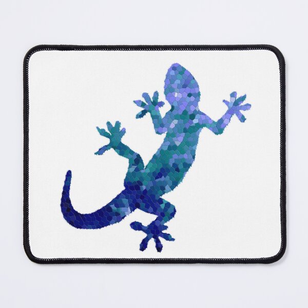 Item preview, Blue mosaic lizard designed and sold by bravoalpha.