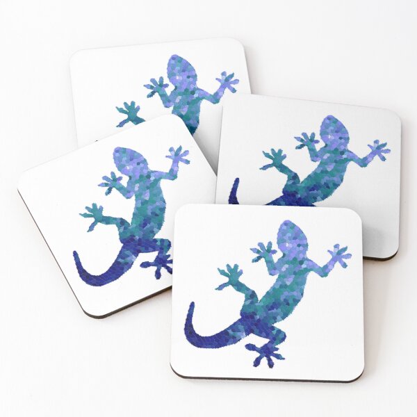 Item preview, Blue mosaic lizard designed and sold by bravoalpha.
