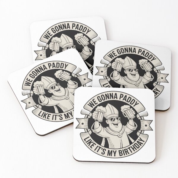 Item preview, Vintage Badge Saint Patrick Beer Toast Art designed and sold by Bloomkept.