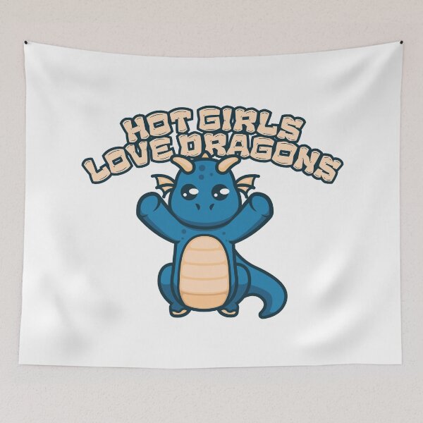 Item preview, Hot Girls Love Dragons designed and sold by UNK-Fatigues.