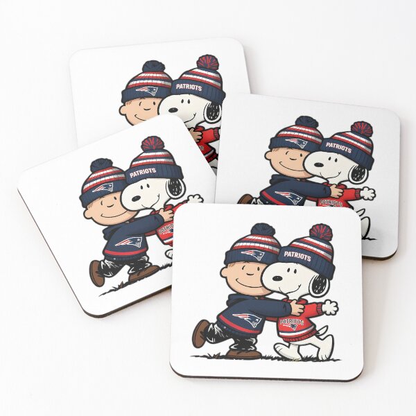 Item preview, Snoopy And Charlie Brown New England Patriots Game Day designed and sold by Morphologiona.