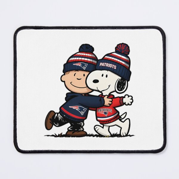 Item preview, Snoopy And Charlie Brown New England Patriots Game Day designed and sold by Morphologiona.