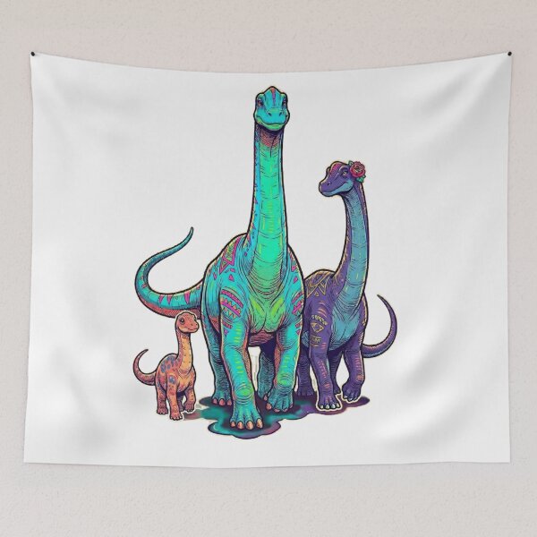 Item preview, The migration of long-necked dinosaurs. designed and sold by PP&RAINBOW SHOP.