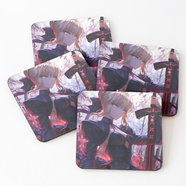 Item preview, Saber Alter Fate Stay Night Dark Knight Gothic Crimson Glow designed and sold by riadjamai.