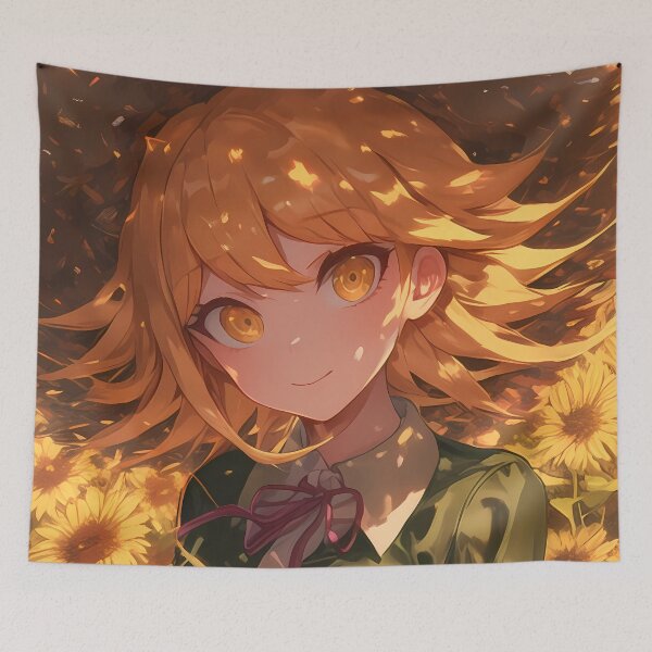 Item preview, Chihiro Fujisaki Danganronpa Sunflower Golden Serenity designed and sold by riadjamai.
