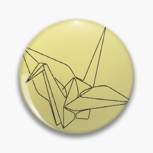 Item preview, Paper Peace: Minimalist Origami Crane One Line Art designed and sold by MT-Hub | Cute Aesthetic Art, Stickers & Phone Cases.
