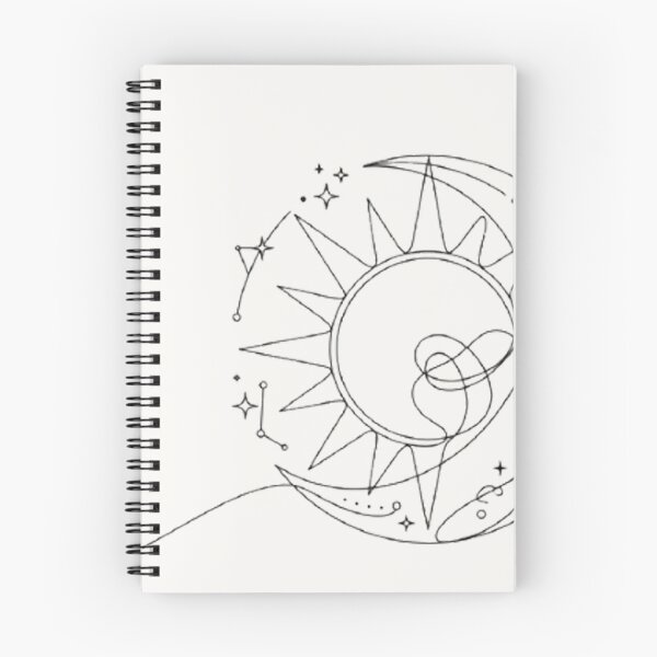 Item preview, Celestial Harmony: Sun and Moon Minimalist Line Art designed and sold by MT-Hub | Art for Every Soul.