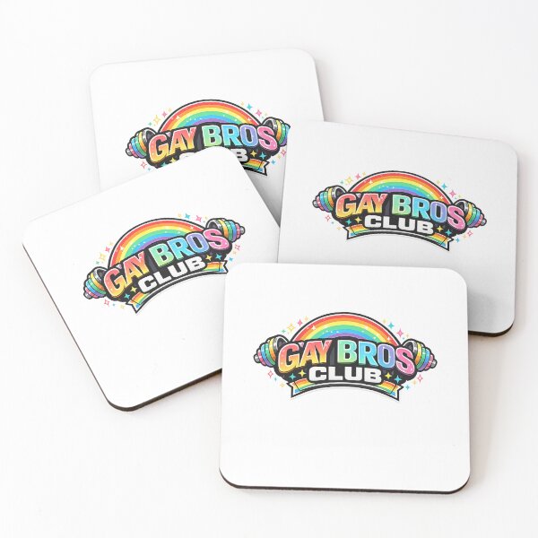 Item preview, Gay Bros Club Rainbow Gym Culture Pride Brotherhood Fitness Humor designed and sold by Aryabek.