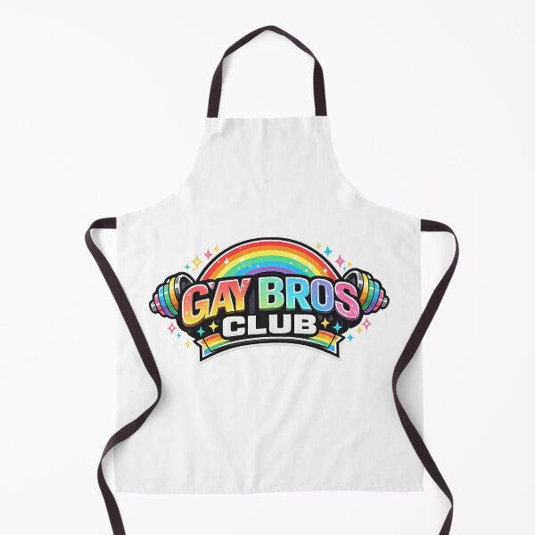 Item preview, Gay Bros Club Rainbow Gym Culture Pride Brotherhood Fitness Humor designed and sold by Aryabek.