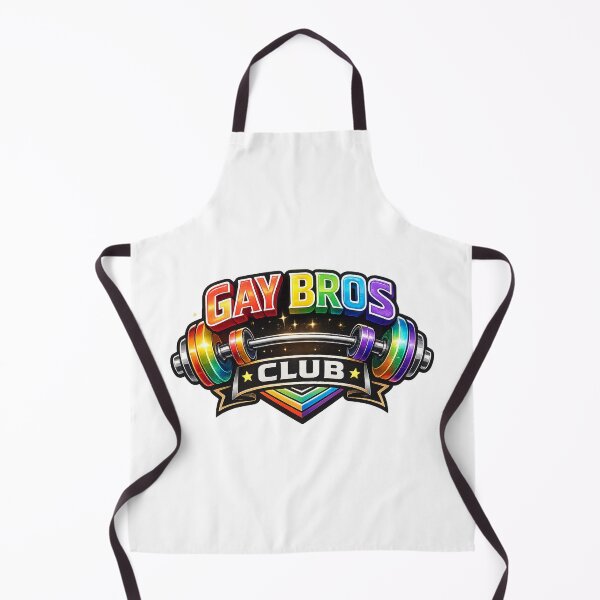 Item preview, Gay Bros Club Rainbow Barbell Pride Gym Strength Queer Fitness Community designed and sold by Aryabek.