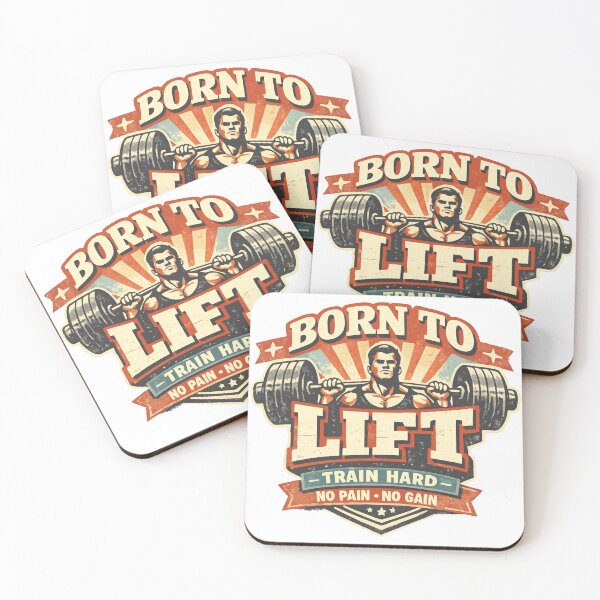 Item preview, Born to Lift Gym Rat Workout designed and sold by athenaVart.