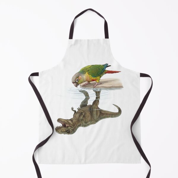 Item preview, Funny Green Cheek Conure Reflection T Rex Dinosaur Parrot Mom Dad Lover designed and sold by DoodleTortle.