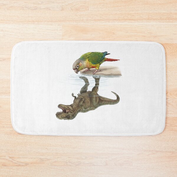 Item preview, Funny Green Cheek Conure Reflection T Rex Dinosaur Parrot Mom Dad Lover designed and sold by DoodleTortle.
