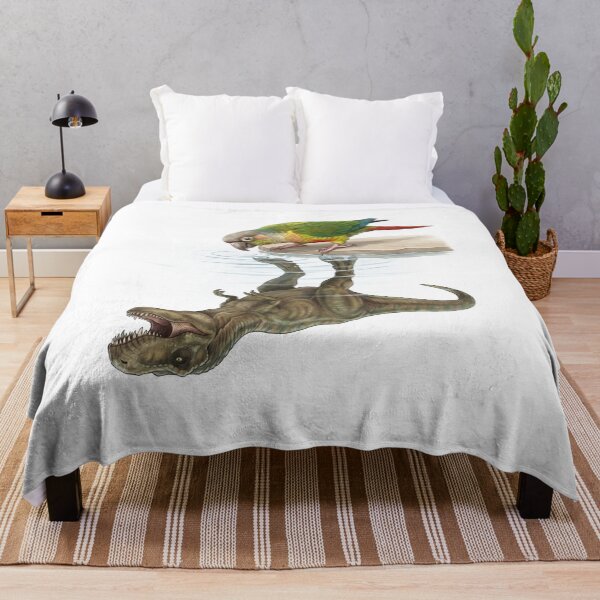 Item preview, Funny Green Cheek Conure Reflection T Rex Dinosaur Parrot Mom Dad Lover designed and sold by DoodleTortle.