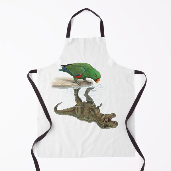 Item preview, Funny Green Eclectus Reflection T Rex Dinosaur Parrot Mom Dad Lover designed and sold by DoodleTortle.