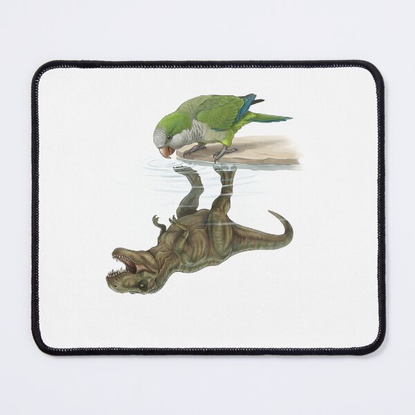Item preview, Funny Green Monk Reflection T Rex Dinosaur Parrot Mom Dad Lover designed and sold by DoodleTortle.