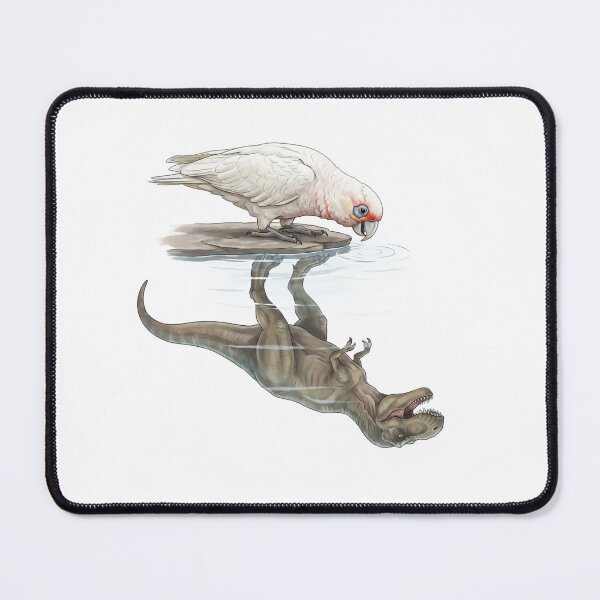 Item preview, Funny Long billed Corella Reflection T Rex Dinosaur Parrot Mom Dad Lover designed and sold by DoodleTortle.