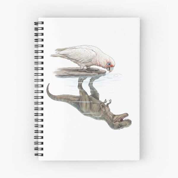 Item preview, Funny Long billed Corella Reflection T Rex Dinosaur Parrot Mom Dad Lover designed and sold by DoodleTortle.