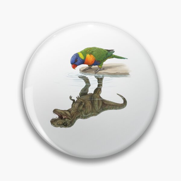 Item preview, Funny Loriinae Reflection T Rex Dinosaur Parrot Mom Dad Lover designed and sold by DoodleTortle.