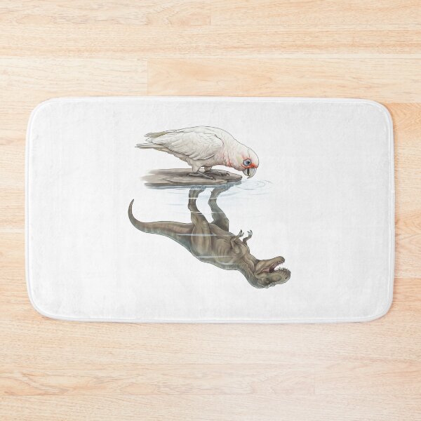Item preview, Funny Long billed Corella Reflection T Rex Dinosaur Parrot Mom Dad Lover designed and sold by DoodleTortle.