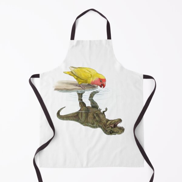 Item preview, Funny Lutino Lovebird Reflection T Rex Dinosaur Parrot Mom Dad Lover designed and sold by DoodleTortle.