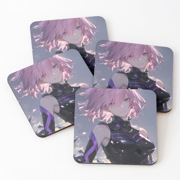 Item preview, Mash Kyrielight Fate Grand Order Purple Armor Smile With Floating Petals designed and sold by riadjamai.