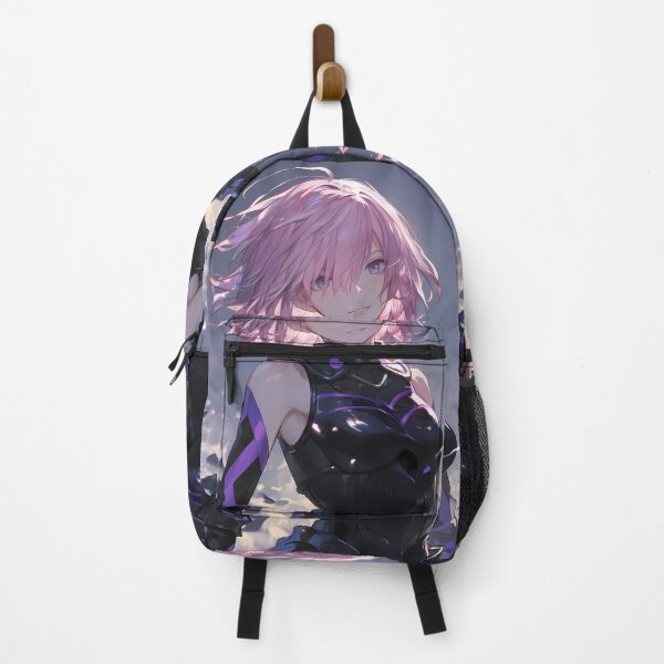 Item preview, Mash Kyrielight Fate Grand Order Purple Armor Smile With Floating Petals designed and sold by riadjamai.