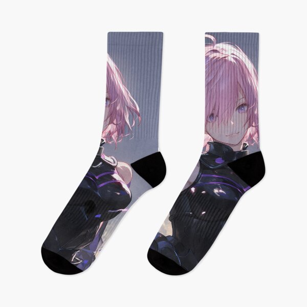 Item preview, Mash Kyrielight Fate Grand Order Purple Armor Smile With Floating Petals designed and sold by riadjamai.