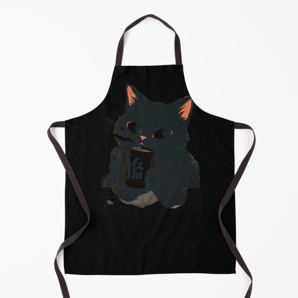 Item preview, Caffeinated Black Cat #447 designed and sold by triglavis-art.
