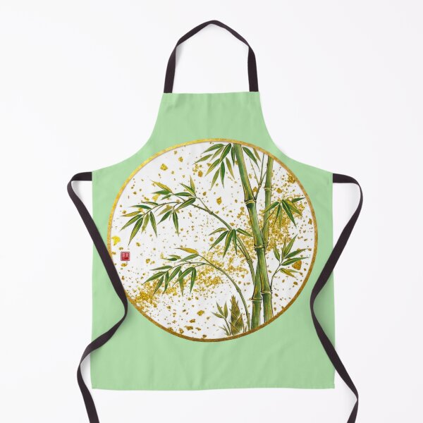 Item preview, Elegant Bamboo and Gold Leaf - Traditional Japanese Zen Art designed and sold by Kokeshidreams.