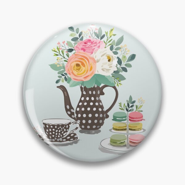 Item preview, Cozy Afternoon Tea Time Botanical Art designed and sold by storieslanguage.