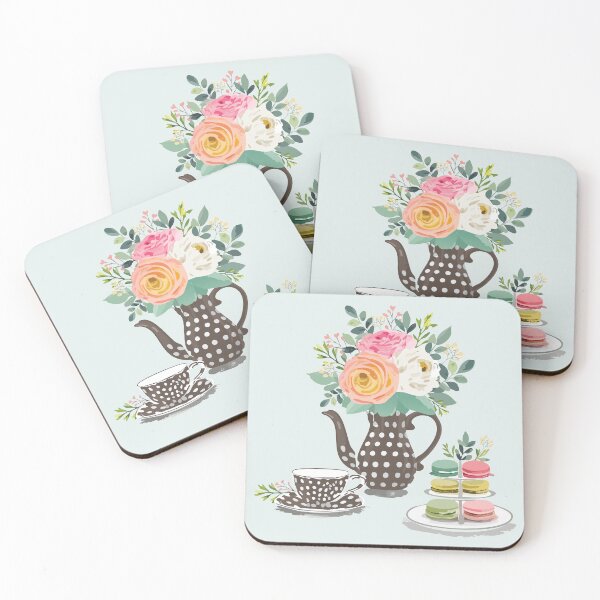 Item preview, Cozy Afternoon Tea Time Botanical Art designed and sold by storieslanguage.